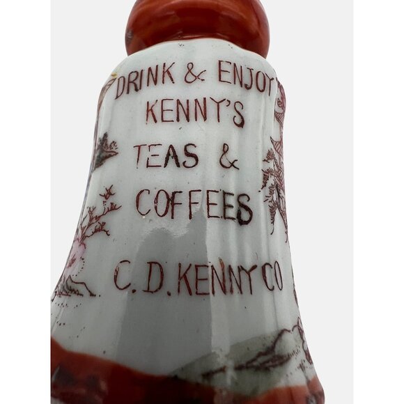 Vintage Japanese Porcelain Salt & Pepper Shakers Geisha Ware CD Kenny Tea Coffee - Picture 5 of 8